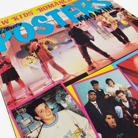 Celebrity Posters New Kids on Block Magazine NKOTB 1990 VTG Unread Stock - Picture 11 of 11